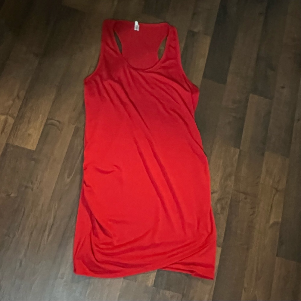 XL red tank dress